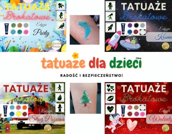 Tatuaże Brokatowe - TatuazeDlaDzieci.pl