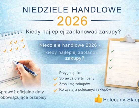 Niedziele handlowe 2026 – kiedy najlepiej zaplanować zakupy