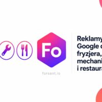 Reklamy Google dla fryzjera, mechanika i restauracji — Forsant automat Google Ads